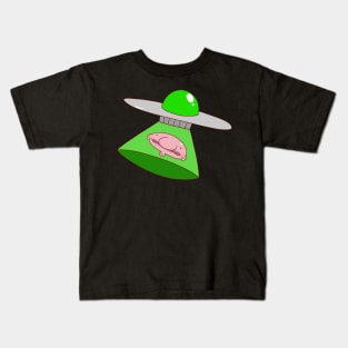 Blobfish Alien Abduction Kids T-Shirt